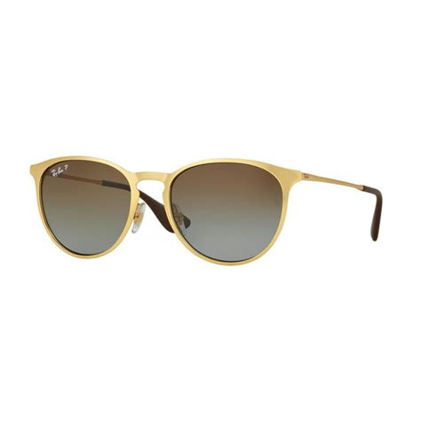 Ray-Ban - Ray-Ban Erika Gold Metal Sunglasses, RB3539-112/T5-54 ...