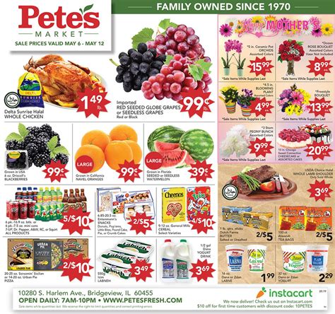 Pete's Fresh Market Ad Circular - 05/06 - 05/12/2020 | Rabato