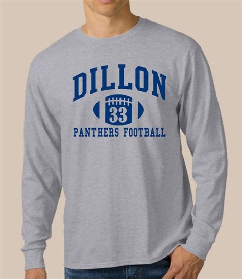 Dillon Panthers Longsleeve shirt 33 Football Friday Night Lights High School Sports American Tv ...