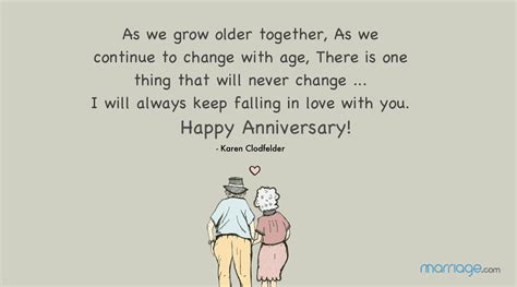 Wedding Anniversary Quotes - As we grow older together, As we...