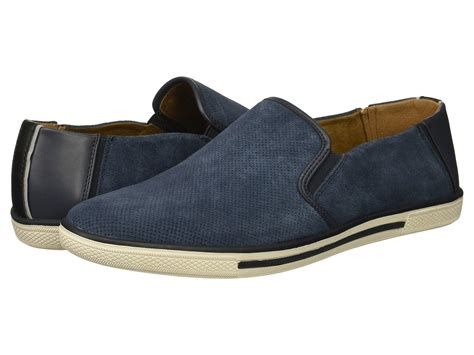 Kenneth Cole Reaction Suede Center Slip-on in Navy Suede (Blue) for Men ...