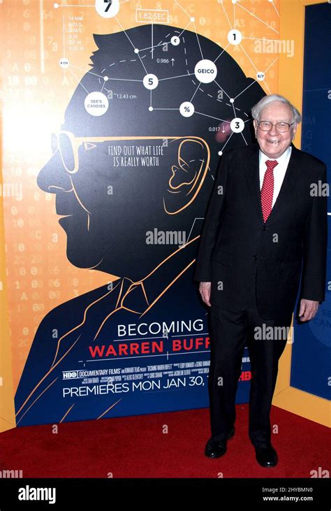 Warren Buffett arriving for the 'Becoming Warren Buffett' World ...