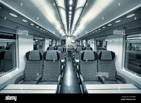 Futuristic Train Interior