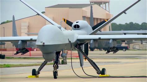 Military Drone: Up-close View of the MQ-9 Reaper UAV - YouTube