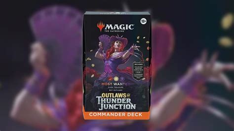 MTG Outlaws of Thunder Junction Commander Deck Boxes Leaked!