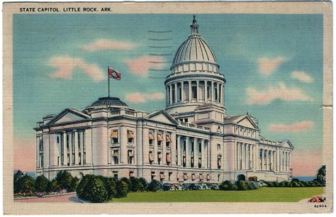 State Capitol, Little Rock, Arkansas (1941) - Sent from the Past