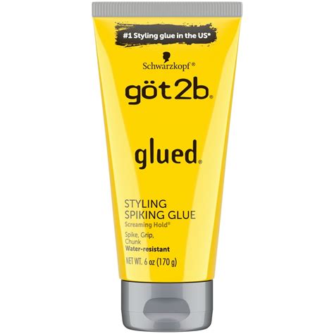 Got2b Glued Styling Spiking Hair Glue, 6 oz - Walmart.com - Walmart.com