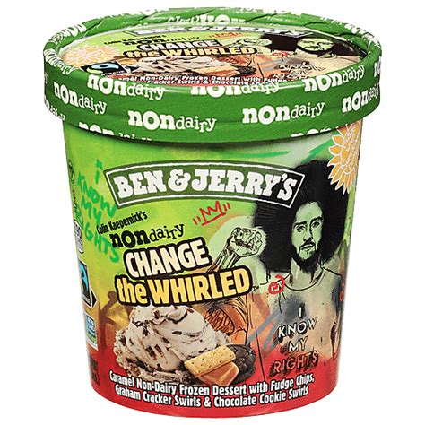 Ben & Jerry's Frozen Dessert, Non-Dairy, Change the Whirled 1 pt ...