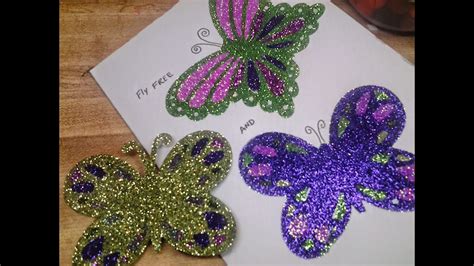 Art Extravagance glitter project - YouTube