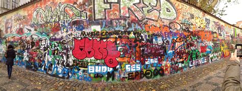 John Lennon Wall in Prague | John lennon wall, Graffiti, Painting