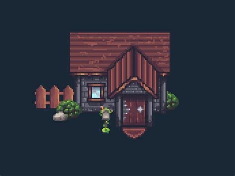 ArtStation - Pixel Cottage House