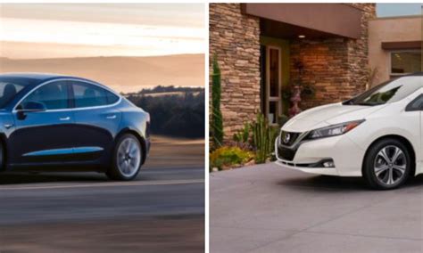 Tesla Model 3 vs 2018 Nissan Leaf - A side by side comparison