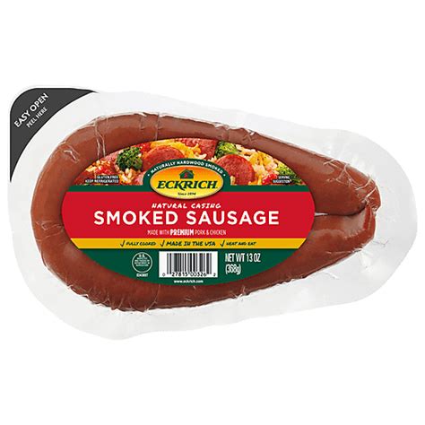 Eckrich Smoked Sausage, Natural Casing 13 Oz | Shop | FairPlay Foods