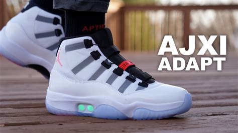 The Auto-Lacing AIR JORDAN 11 ADAPT Unboxing & Review - YouTube