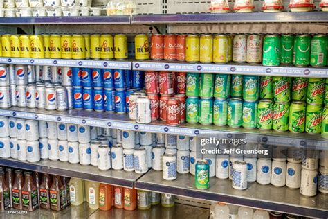 Miami, Florida, soda aisle with Pepsi, Sierra Mist, Mountain Dew and ...