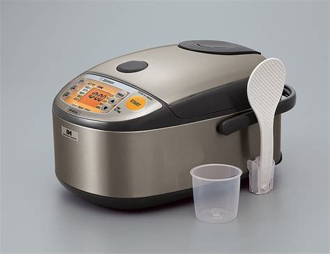 Zojirushi 5.5 Cup Induction Heating Rice Cooker Stainless Steel Gray NP ...