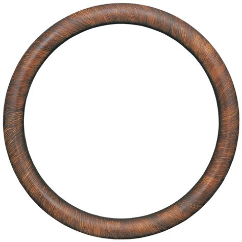 Round Frame in Vintage Walnut Finish| Antique Stripping on Brown Round Picture Frames with ...