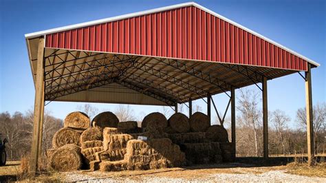 Hay Pole Barns | Troyer Post Buildings