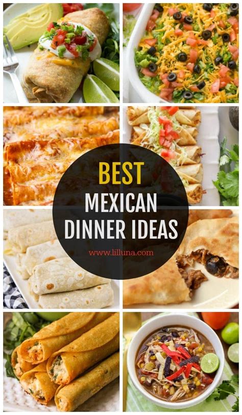 25+ Easy Mexican Dinner Ideas | Lil' Luna