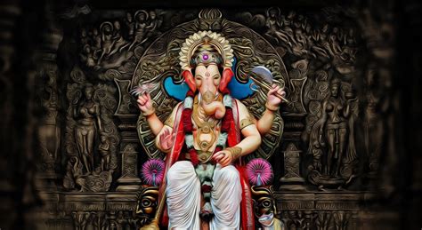 Ganesha, Lord Ganesha wallpaper #Artistic #Drawings #1080P #wallpaper #hdwallpaper #desktop ...