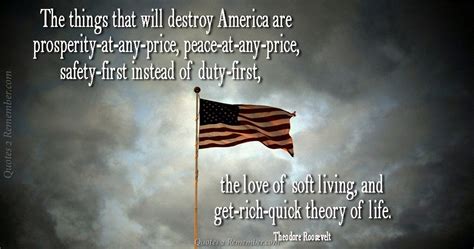 The things that will destroy America… – Quotes 2 Remember