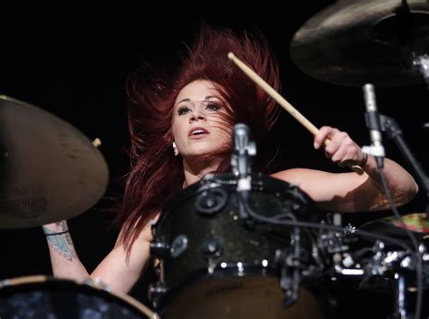 Skillet drummer Jen Ledger moves to her own beat at Winter Jam