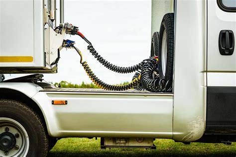 What are the five basic components of a truck air brake system?