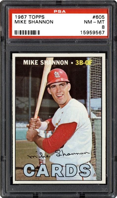 Auction Prices Realized Baseball Cards 1967 TOPPS Mike Shannon Summary