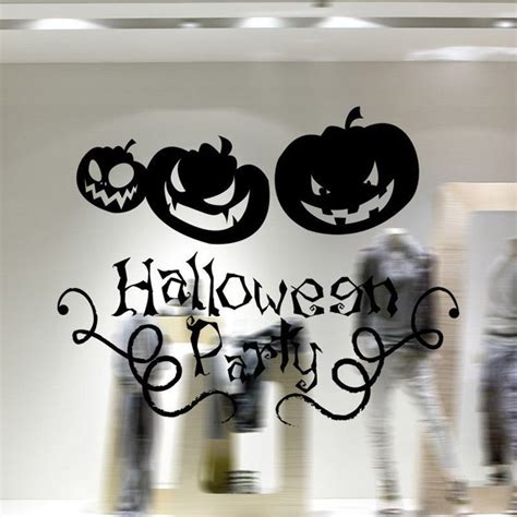 Halloween Home Decor Wall Stickers | Halloween home decor, Wall ...