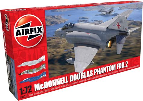 Amazon.com: Airfix Mcdonnell Douglas Phantom FGR.2 1:72 Military Aircraft Plastic Model Kit ...