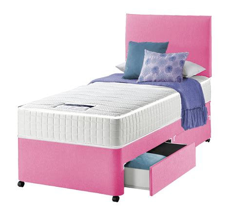 Single 3FT Divan Bed Set and Mattress with Drawer Options for Children & Adults | Sleepyn