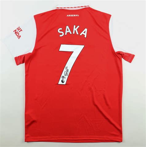 Bukayo Saka Signed Arsenal Jersey (Beckett) | Pristine Auction