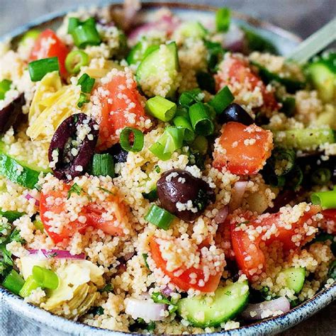 Mediterranean Couscous Salad Recipe • Unicorns in the Kitchen