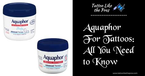 Details 52+ aquaphor for tattoo healing super hot - in.cdgdbentre