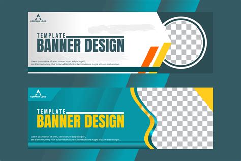 Template banner design simple 7498219 Vector Art at Vecteezy