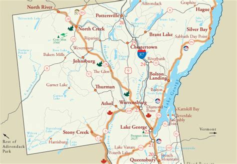 Lake George New York Map | New York Map