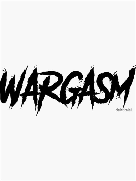 "Wargasm UK Band Logo " Sticker for Sale by deirdrelol | Redbubble