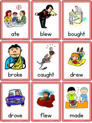 Irregular Verbs – ESL Flashcards