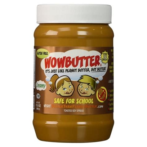 WowButter Creamy Soy Butter Spread 17.6 oz Jars - Pack of 6 - Walmart.com - Walmart.com