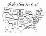 United States Map Coloring Page For Kids Pages sketch template