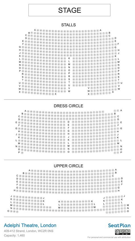 Adelphi Theatre London Seating Plan & Seat View Photos | SeatPlan