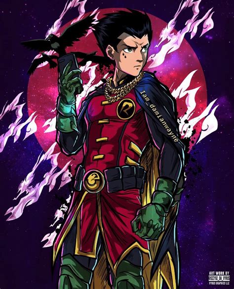 [Fan Art] My Damian Wayne Commission by OzzyOz : DCcomics