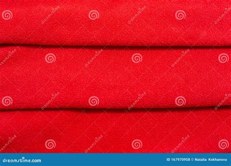 Red Pleated Fabric Texture Background Stock Photo - Image of decoration, romantic: 167970958