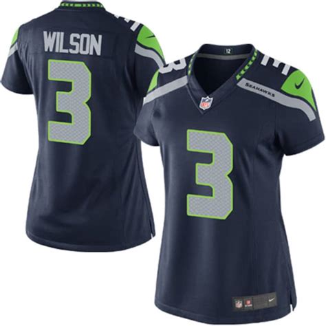 Russell Wilson Seattle Seahawks Nike Women's Game Jersey - College Navy