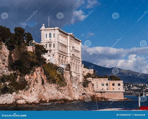 Exterior View of the Oceanographic Museum of Monaco during Daylight ...