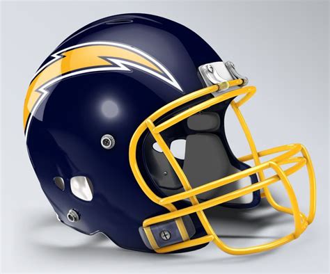 San Diego Chargers Throwback Helmet | Football helmets, New york giants ...