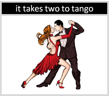 "It Takes Two To Tango" | Origin and Meaning