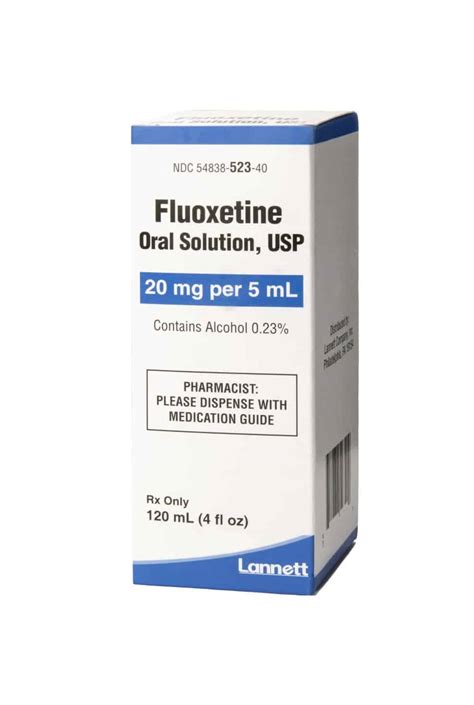 Fluoxetine Oral Solution 20 mg/5mL 120ml | 1Family 1Health Pharmacy