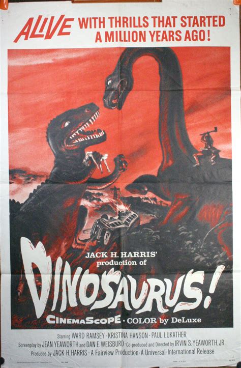 DINOSAURUS, Original Sci-Fi Vintage Movie Poster