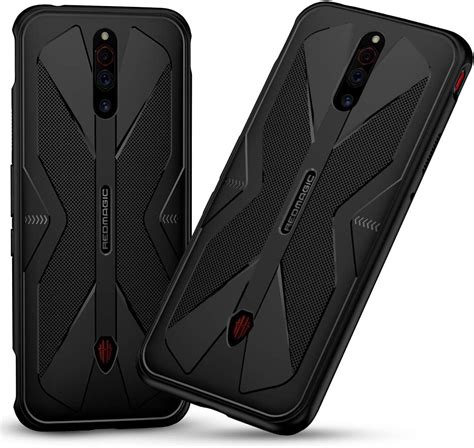 Amazon.com: FUNMAX+ Red Magic 5G / Red Magic 5S Case, Silicone Bumper Cover Anti-Scratch ...